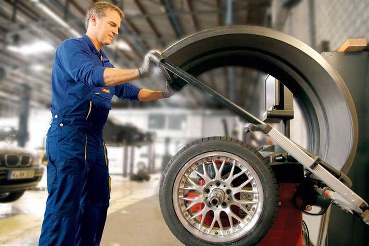 Монтаж и балансировка колес